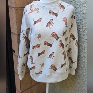 Sm Wardrobe Tiger Pullover Sweater